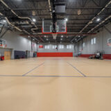 basketball court and cleaning