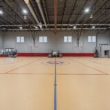 basketball court center
