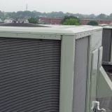 outdoors of commercial hvac system