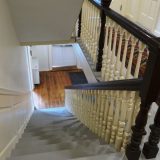 stairs with carpet